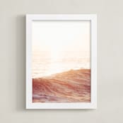 "Autumn Ocean" - Art Print in color by Kamala Nahas - Framed