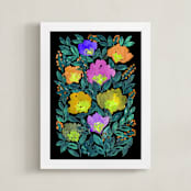 "beauty is black_2" - Art Print in green by Ramoncita - aticnomar - Framed