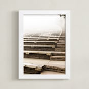 "Infinity NL" - Art Print in Red Rock by Nancy Lindo - Framed