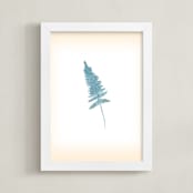 "Baby Fern" - Art Print in Creamy ivory by hadley hutton - Framed