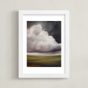 "Amethyst Evening" - Art Print in Amethyst by Mya Bessette - Framed