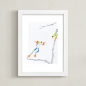 "See You Later" - Art Print in Kermit by Deborah Chou - Framed