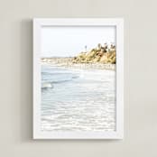 "San Clemente" - Art Print in Sea Glass by Shawna Urban - Framed