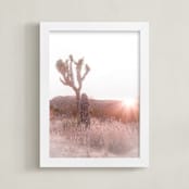 "Desert Blush 1" - Art Print in Sunset Blush by Shannon Howard - Framed