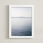 "Hellas VI" - Art Print in Aegean Blue by Lindsay Ferraris Photography - Framed