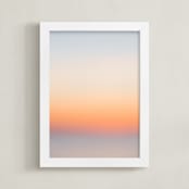 "Summer Sunset in the Abstract" - Art Print in Original Sunset by Helen Makadia - Framed