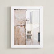 "Hellas I " - Art Print in Sand by Lindsay Ferraris Photography - Framed