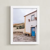 "Aldeia Pequena: Part 1" - Art Print in Vintage Gold by C. Lorraine Design - Framed