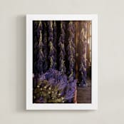 "Sun-Kissed Lavender" - Art Print in Deep Lavender by Hollie Renner Photography - Framed