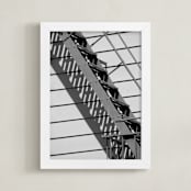 "brooklyn escape" - Art Print in Black and white by Danielle LaRose - Framed