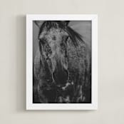 "Dawn Riser" - Art Print in Smolder Black by Hollie Renner Photography - Framed