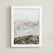 "Genesis No. 1" - Art Print in Camel by Courtney Crane - Framed