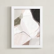 "Rebound" - Art Print in Blushing by Melanie Severin - Framed
