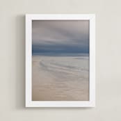 "Looming" - Art Print in blush warm by Helen Makadia - Framed
