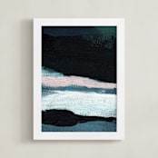 "Into The Mist II" - Art Print in Haze by Kayla King - Framed