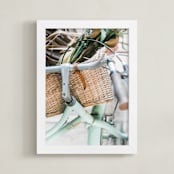 "Yucatan II" - Art Print in Caribbean Blue by Lindsay Ferraris Photography - Framed