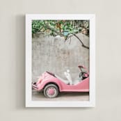 "Yucatan III" - Art Print in Rose Quartz by Lindsay Ferraris Photography - Framed