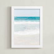 "Yucatan XI" - Art Print in Mayan Blue by Lindsay Ferraris Photography - Framed