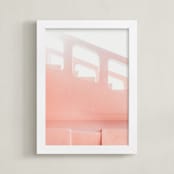 "Yucatan XII" - Art Print in Dusty Coral by Lindsay Ferraris Photography - Framed