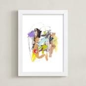 "Juno" - Art Print in Terracotta by Misty Hughes - Framed