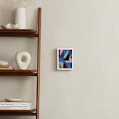 "Line of Site" - Art Print in Magenta by Christina Flowers - In a Room