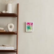 "A Floral Dream I" - Art Print in Fuchsia by Karen Kardatzke - In a Room