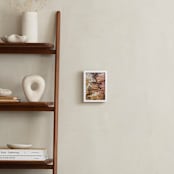 "Time Shapes our Lands" - Art Print in Earth Brown by Elena Kulikova - In a Room