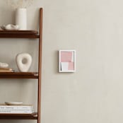 "Settling 2" - Art Print in Blush by Francesca Iannaccone - In a Room