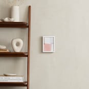 "Settling 1" - Art Print in Blush by Francesca Iannaccone - In a Room
