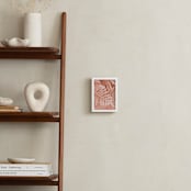 "Pink Ferns" - Art Print in Delicate Pink by Emanuela Carratoni - In a Room