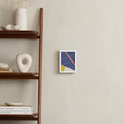"Abstract Leaves" - Art Print in Twilight by Alicia Schultz - In a Room