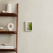 "Palm leaves 2" - Art Print in Citrus green by Eliane Lamb - In a Room