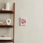 "rubescent array" - Art Print in rosy ruby by Naomi Ernest - In a Room