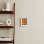 "Poppy Joy" - Art Print in Burnt Orange by Angel Walker - In a Room