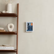 "Solar Eclipse" - Art Print in Galaxy Blue by Deborah Velasquez - In a Room