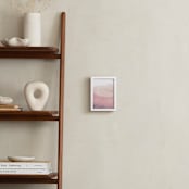 "Mountain Range" - Art Print in Beige Pink by Sadie Holden - In a Room