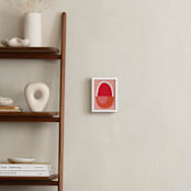 "Big Egg" - Art Print in Cotton Candy Pink by sue prue - In a Room