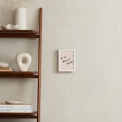 "A Helpful Reminder" - Art Print in Blush by Annie Clark - In a Room