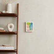 "Floating Color Globes" - Art Print in Earth Sky Blue by Deborah Velasquez - In a Room