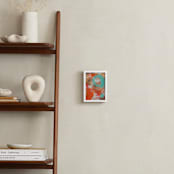 "Give it a Whirl" - Art Print in tangerine orange by Stacy Kron - In a Room