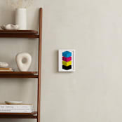 "CMYK" - Art Print in Cyan by King Richard IX - In a Room