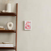 "blushing pink" - Art Print in coral pink by Kelly Witmer - In a Room