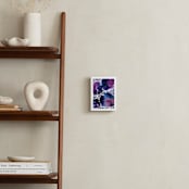 "Wistful Love" - Art Print in Pensive Purple by Simona Camp - In a Room