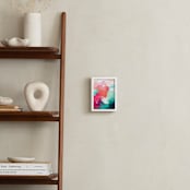 "The Storm Before the Calm" - Art Print in Teal/Pink by Jess Phoenix - In a Room
