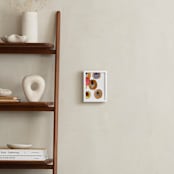 "Fantastic Orbs 4" - Art Print in butter yellow by Amelia Gluba - In a Room