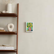 "Sunflower Bliss" - Art Print in Sunflower Yellow by Sen Chloe - In a Room