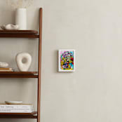 "Bloomie Free Now" - Art Print in rainbow splash by Kara Kramer - In a Room