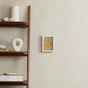 "Fall Blocks" - Art Print in Golden Sienna by Amy Hall - In a Room