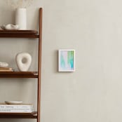 "In a Mood" - Art Print in Tea Green by Artsy Canvas Girl Designs - In a Room