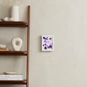 "flora II" - Art Print in lavender purple by kim stewart - In a Room